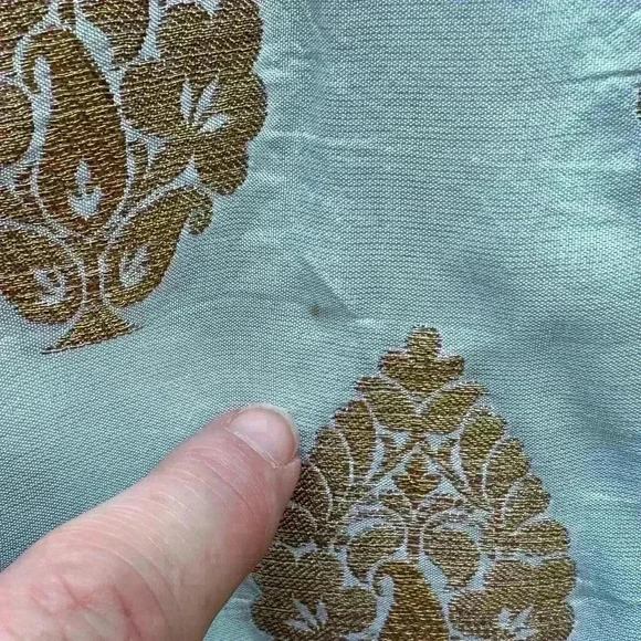 Bella Tu popover tunic Blue gold Small classy contemporary casual artsy - Picture 10 of 10